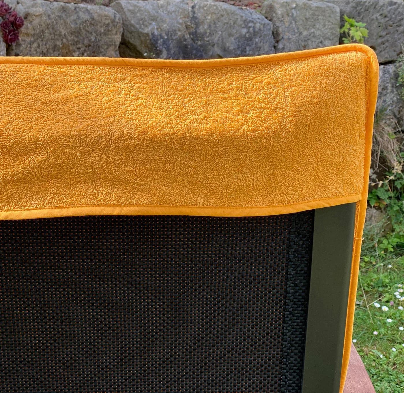 heimtexland Liegenauflage Liegestuhl Schonbezug Frottee Orange - Bild 4