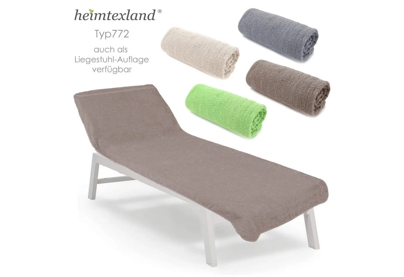 heimtexland Dekokissen Hochlehner Schonbezug Frottee Gartenstuhlauflage Beere - Bild 5