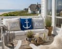 heimtexland Outdoorkissen Maritim Blau 45x45 cm wasserabweisend Bild 5