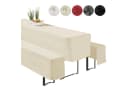 heimtexland Hussen-Set Bierzeltgarnitur 3-teilig Ecru Polycotton Bild 2