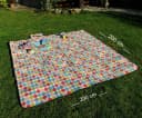 heimtexland Picknickdecke 200x200 cm Wasserdicht mit Tragegriff Bild 4
