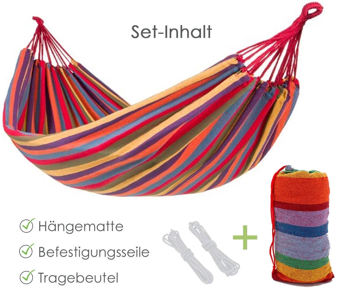 heimtexland Hängematte Boho Outdoor 80x190 Polycotton - Bild 4