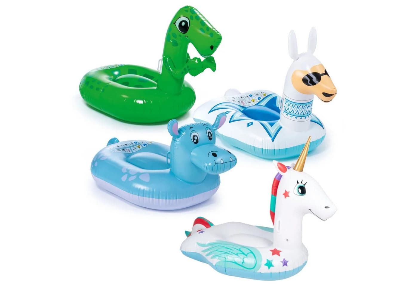 heimtexland Luftmatratze Wassertier aufblasbar Pool Strand XL Schwimmtier Bunt - Bild 5