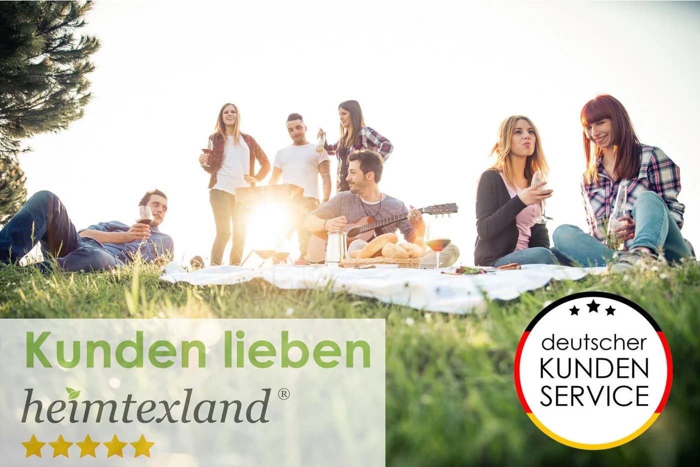 heimtexland Dekokissen Outdoor Garten 45x45 cm Bunt Wasserabweisend - Bild 5