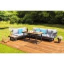 Greemotion Gartenlounge-Set San Jose Aluminium-Holz Grau inkl. Auflagen & Tisch Bild 1