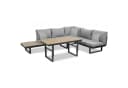 Greemotion Gartenlounge-Set San Jose Aluminium-Holz Grau inkl. Auflagen & Tisch Bild 3