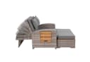 Loungegarnitur 2-teilig Bahia Tobago Holz/Metall mit Kissen Bild 4