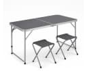 Greemotion Campingtisch Faro Set 5-tlg. Anthrazit Aluminium Klappbar Bild 2