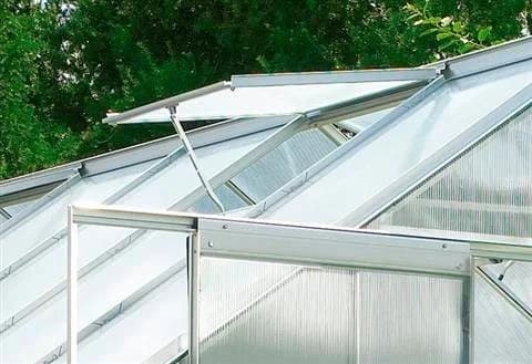 Gewächshaus-Fensteröffner VITAVIA Thermovent Silber Stahl - Bild 4