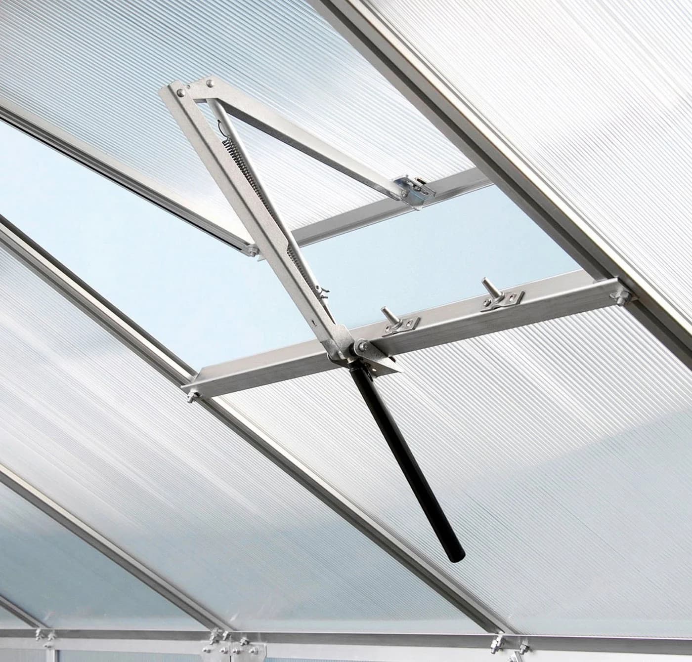 Gewächshaus-Fensteröffner VITAVIA Thermovent Silber Stahl - Bild 5