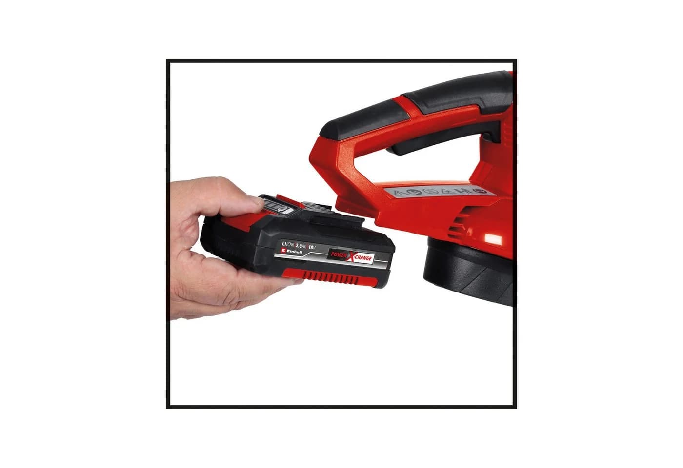 Einhell Akku-Laubbläser GC-CL 18 Li E-Solo Rot 210 km/h - Bild 5