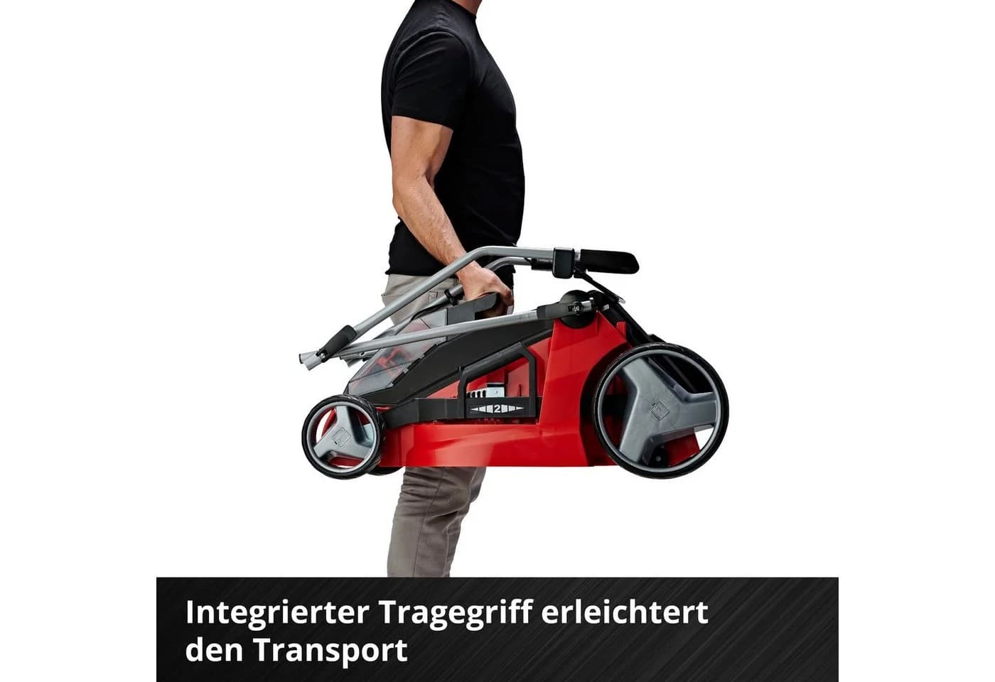 Einhell Akkurasenmäher GE-CM 43 Li M Kit Rot 43cm - Bild 3