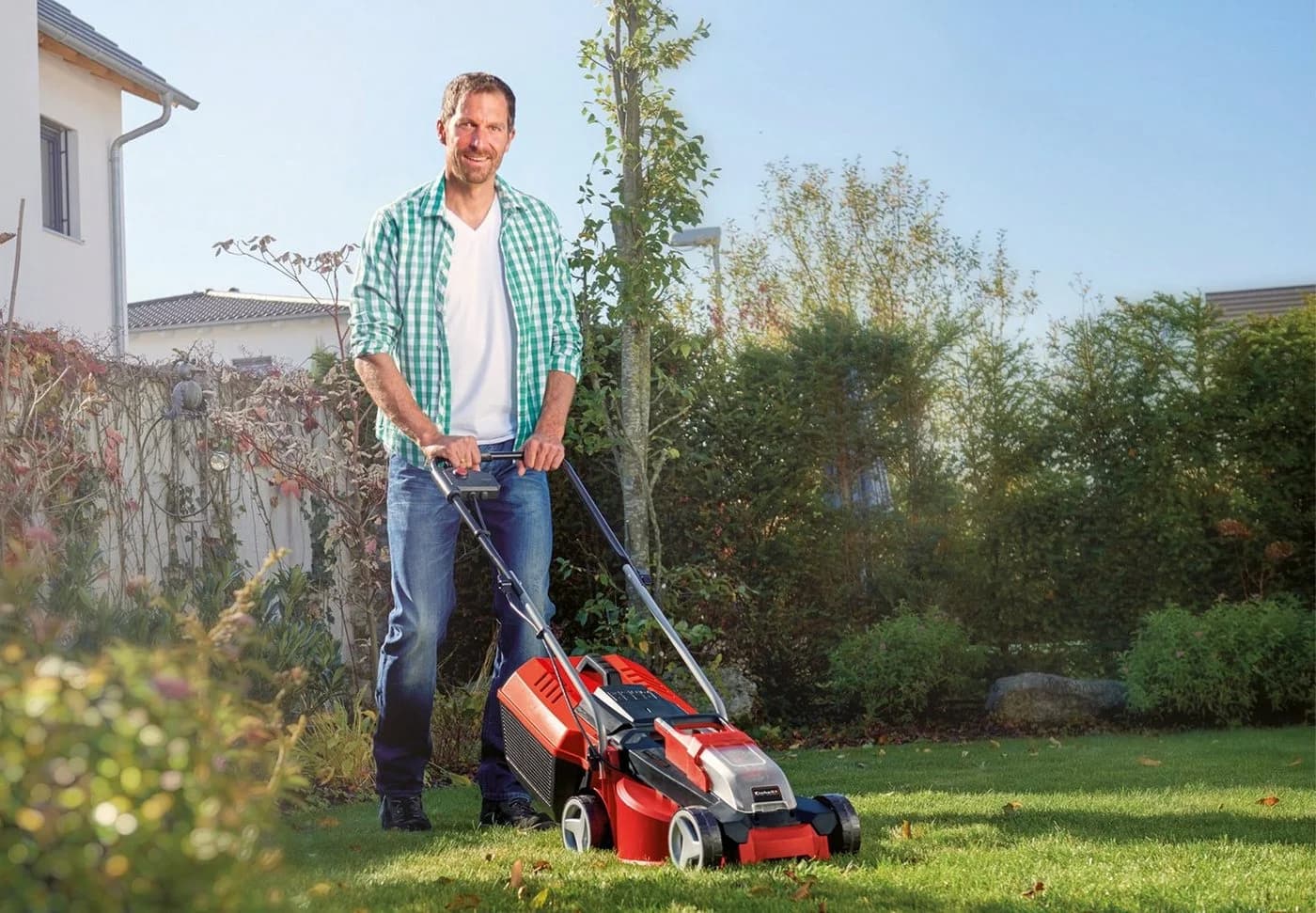 Einhell Akkurasenmäher GE-CM 18/30 Li SOLO, 30 cm Schnittbreite