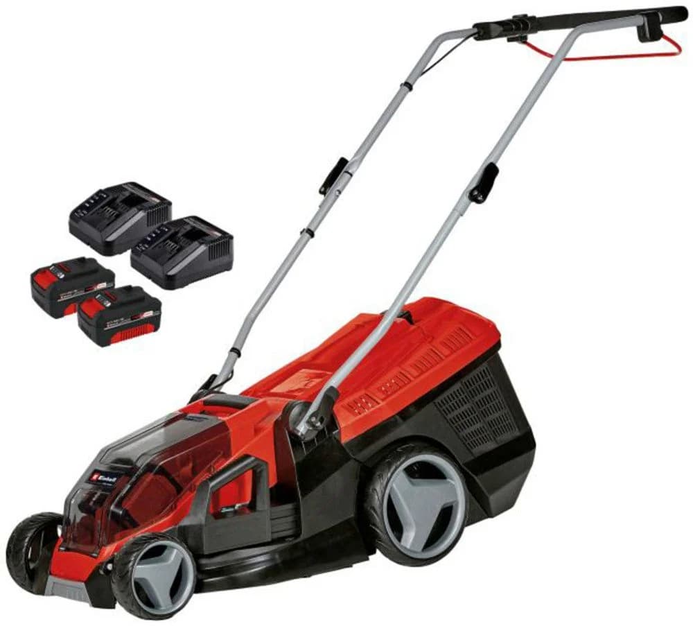 Einhell Akku-Rasenmäher GE-CM 36/36 Li SET Rot mit 2 Akkus - Bild 3