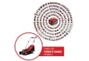 Einhell GE-CM 18/33 Li-Solo Akku-Rasenmäher Rot Brushless Motor Bild 1
