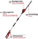 Einhell Akku-Stab-Heckenschere GC-HH 18/45 Li T-Solo Rot Bild 3