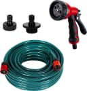 Einhell Pumpenschlauch Set 20m mit Adapter und Spritzpistole Bild 2