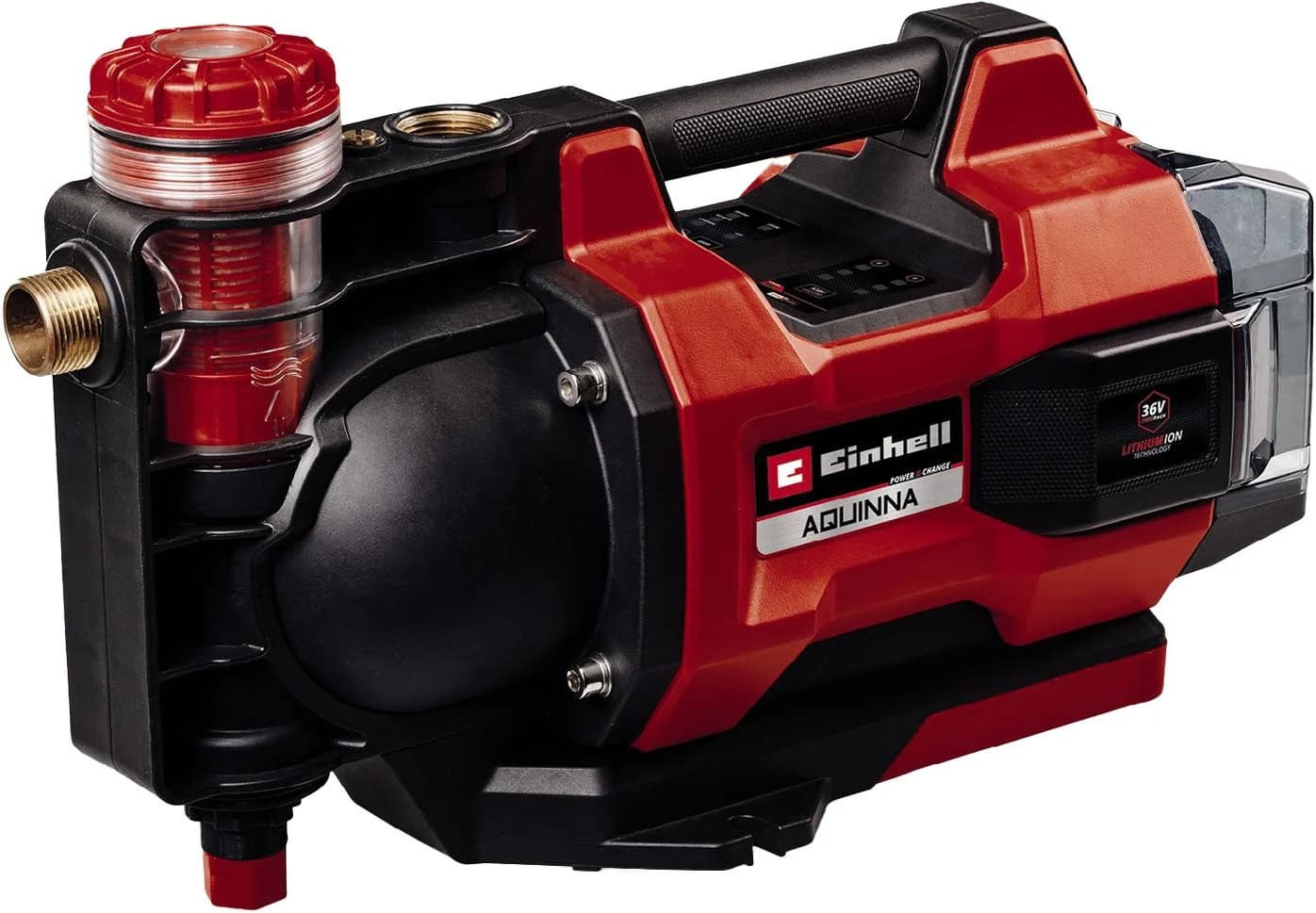 Einhell AQUINNA 36/38 F LED AUTOMATIC Akku-Gartenpumpe Rot - Bild 2