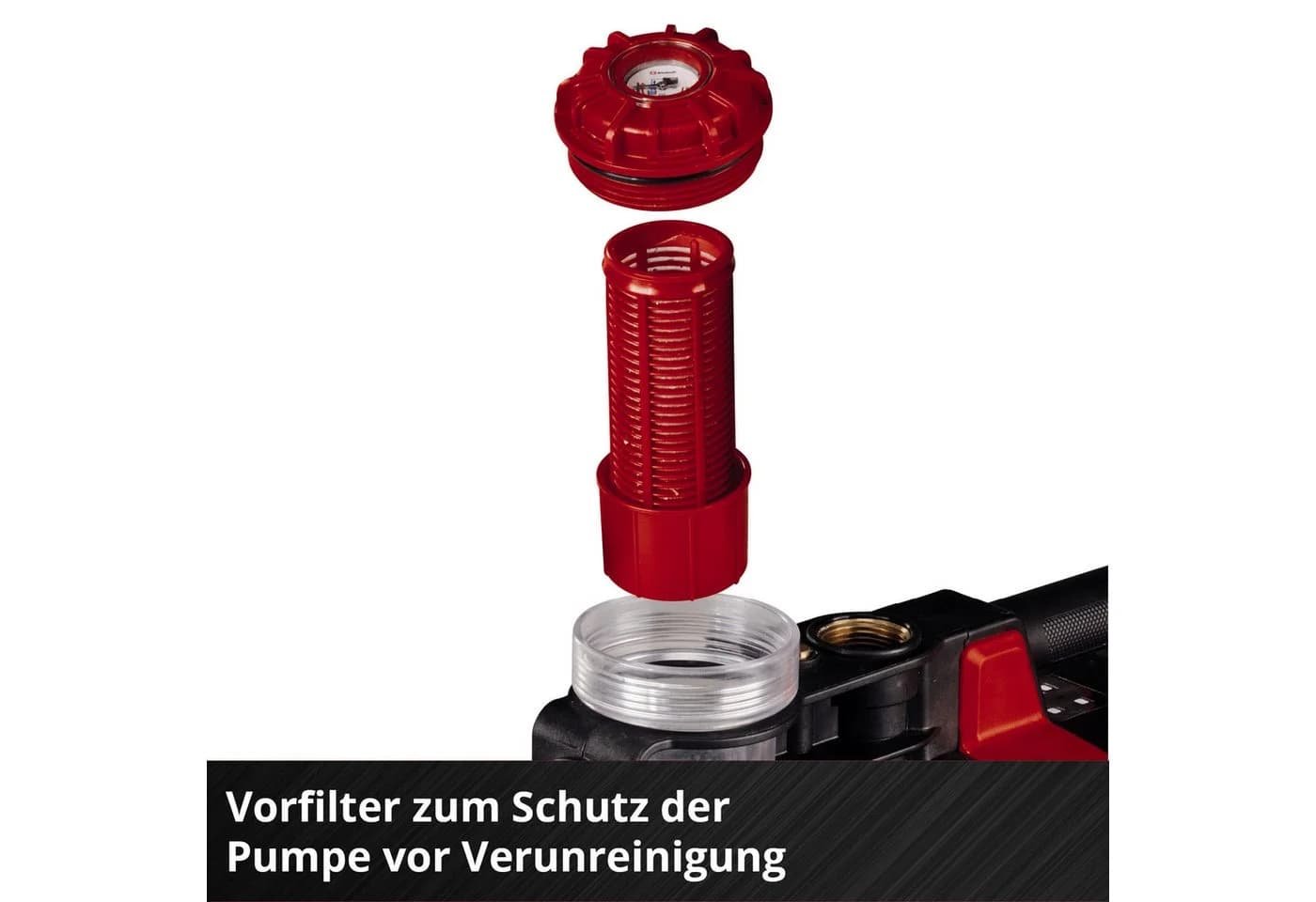Einhell AQUINNA 36/38 F LED AUTOMATIC Akku-Gartenpumpe Rot - Bild 4