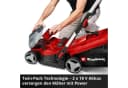 Einhell Akku-Rasenmäher RASARRO 36/34 Rot mit 2x Akku Bild 4