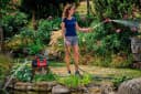 Akku-Gartenpumpe Rot - Moderner Stil Bild 1