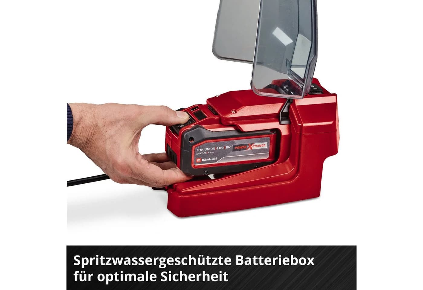 Einhell Akku-Schmutzwasserpumpe GE-DP 18/25 LL Li-Solo Rot - Bild 4
