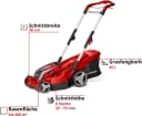 Einhell Akku-Rasenmäher RASARRO 36/36 Rot mit 2x Akku Bild 3