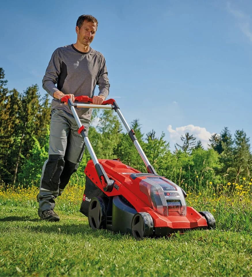 Einhell Akku-Rasenmäher RASARRO 36/42 mit 2x 5,2Ah Akku