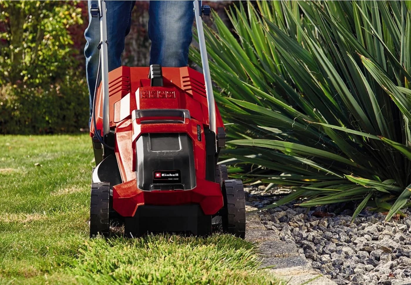 Einhell Akkurasenmäher GE-CM 18/250 Li mit 18V/4,0Ah Akku
