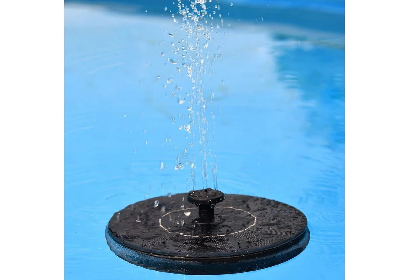 Heissner Solar-Insel Teichpumpen-Set ca. 150 l/h Schwarz