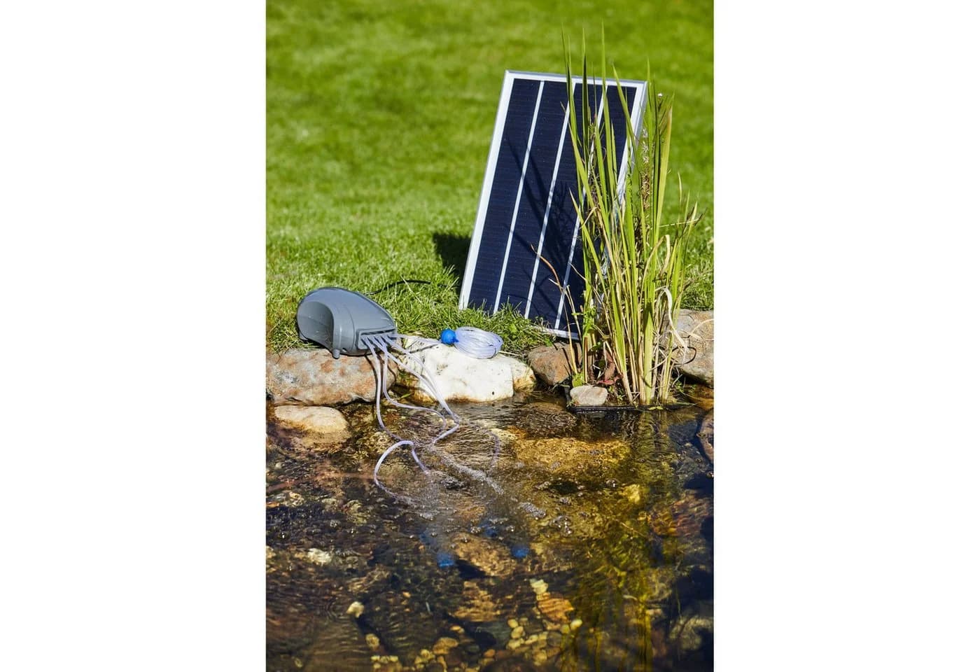 Heissner SOLAR Teichbelüfter 600 l/h Grau Kunststoff - Bild 3