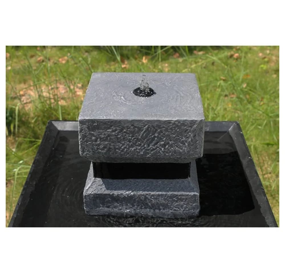 Wehmann Solarbrunnen Asia mit LED-Beleuchtung