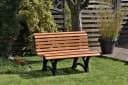 Blome Gartenbank 3er-Bank Helgoland 150 cm Holzoptik Bild 2