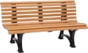 Blome Gartenbank 3er-Bank Helgoland 150 cm Holzoptik Bild 3
