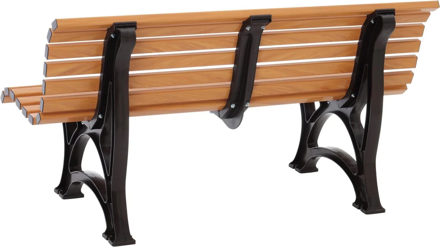 Blome Gartenbank 3er-Bank Helgoland 150 cm Holzoptik - Bild 5