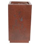 Frank Flechtwaren Gartenbrunnen Blumenwiese Metall Rostfinish LED Bild 4