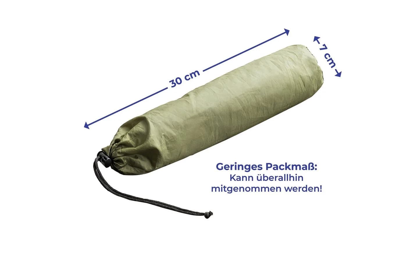 Maximex Selbstaufblasendes Thermo-Mobilkissen Grün Outdoor