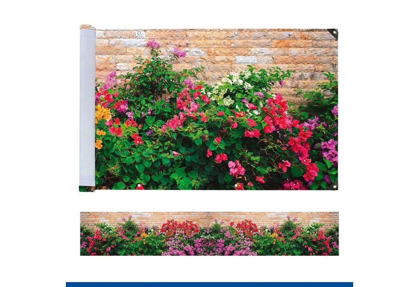Maximex Balkonsichtschutz Blumenmuster
