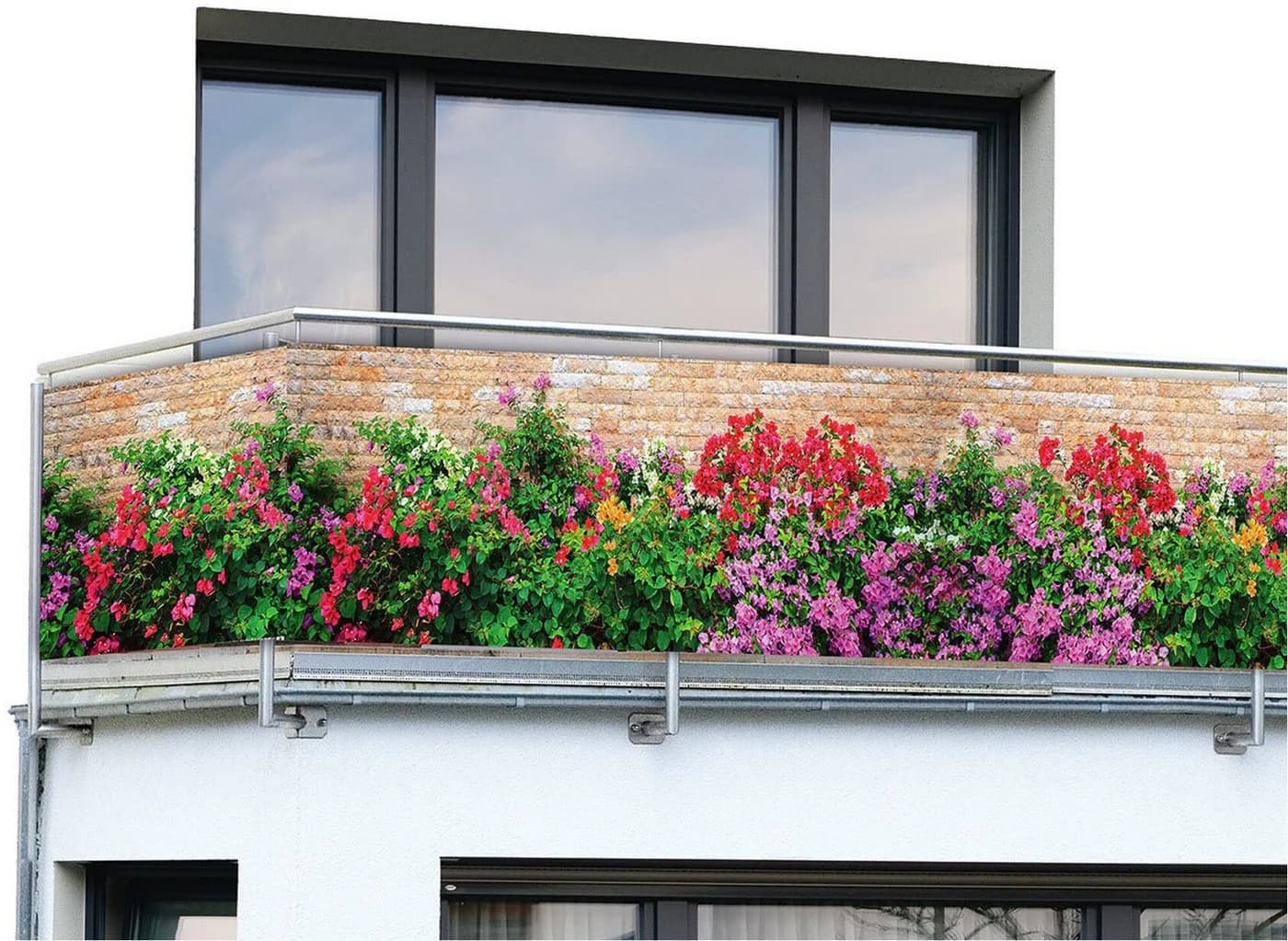 Maximex Balkonsichtschutz Blumenmuster - Bild 3