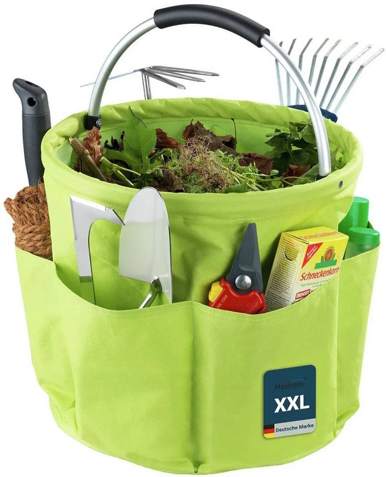 HEINE HOME Allzweckkorb Grün Polyester Aluminium Organizer