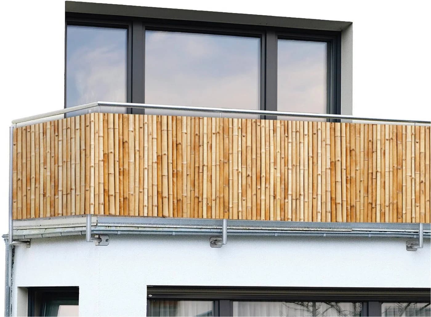 Balkon-Sichtschutz Bambus 5 m Maximex