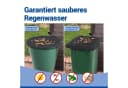 Maximex Regentonnennetz 3-tlg. Schwarz Ø 95 cm mit Zugband Bild 3