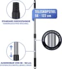 Kantenschneider MAXIMEX Modell Cut silber matt mit Teleskopstiel Bild 5