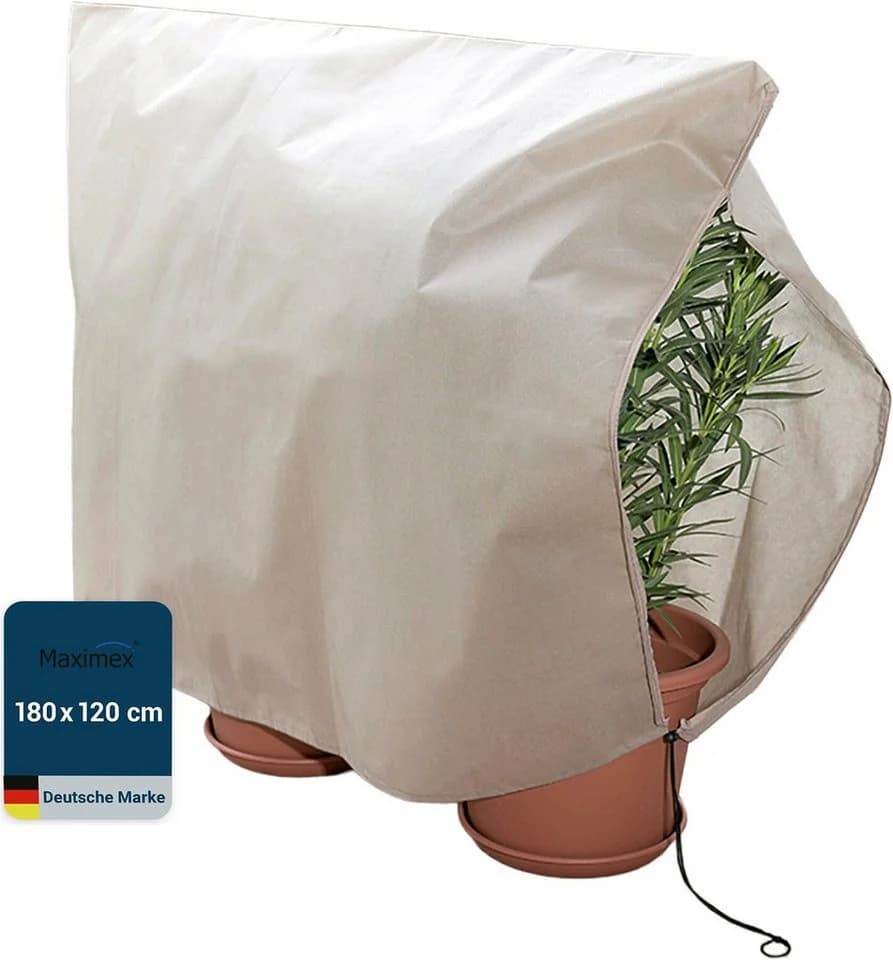 Maximex Pflanzenschutz-Vlies 180 x 120 cm Beige