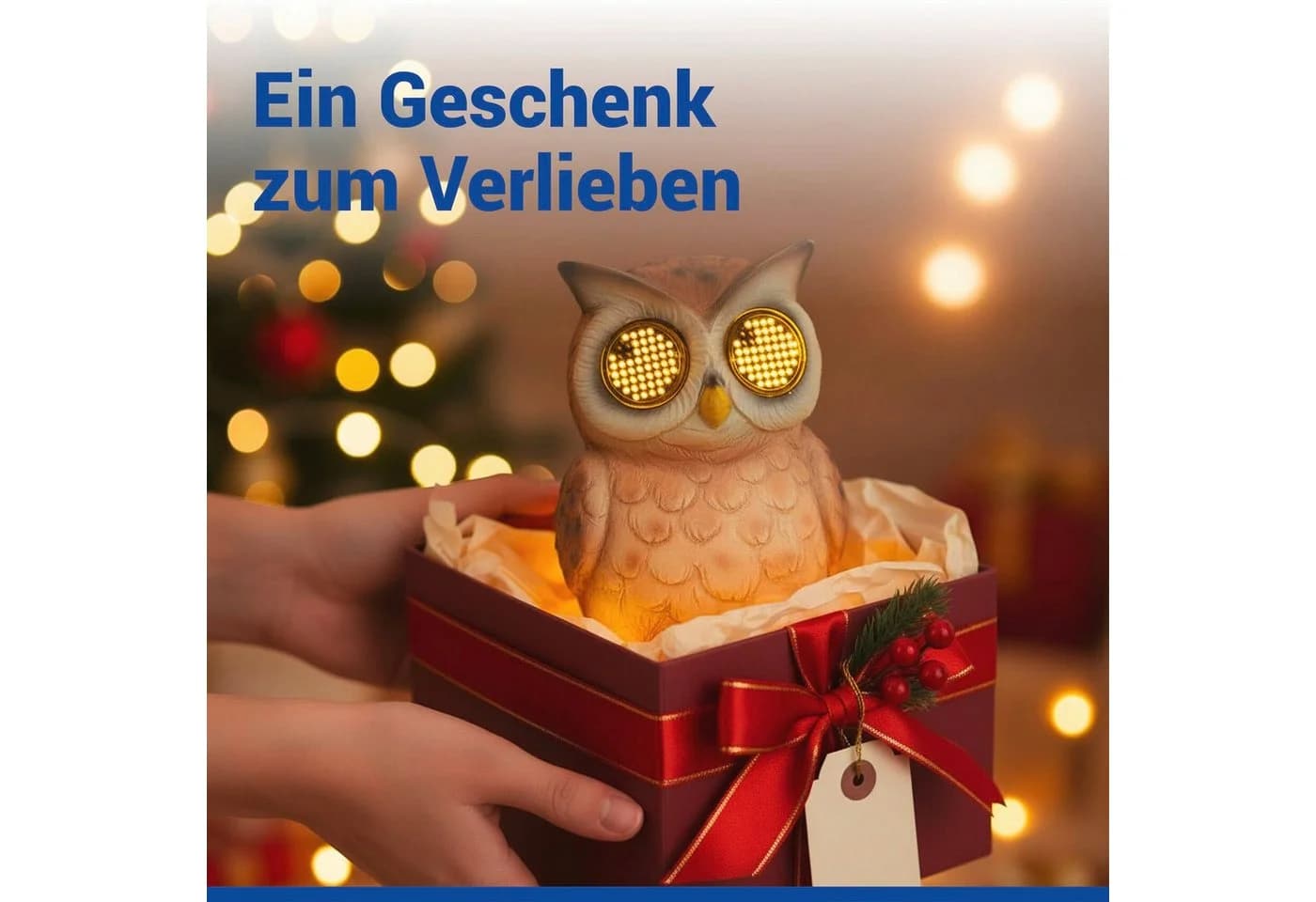 MAXIMEX LED Dekofigur Eule Solar Gartenfigur Blinky Eyes - Bild 4
