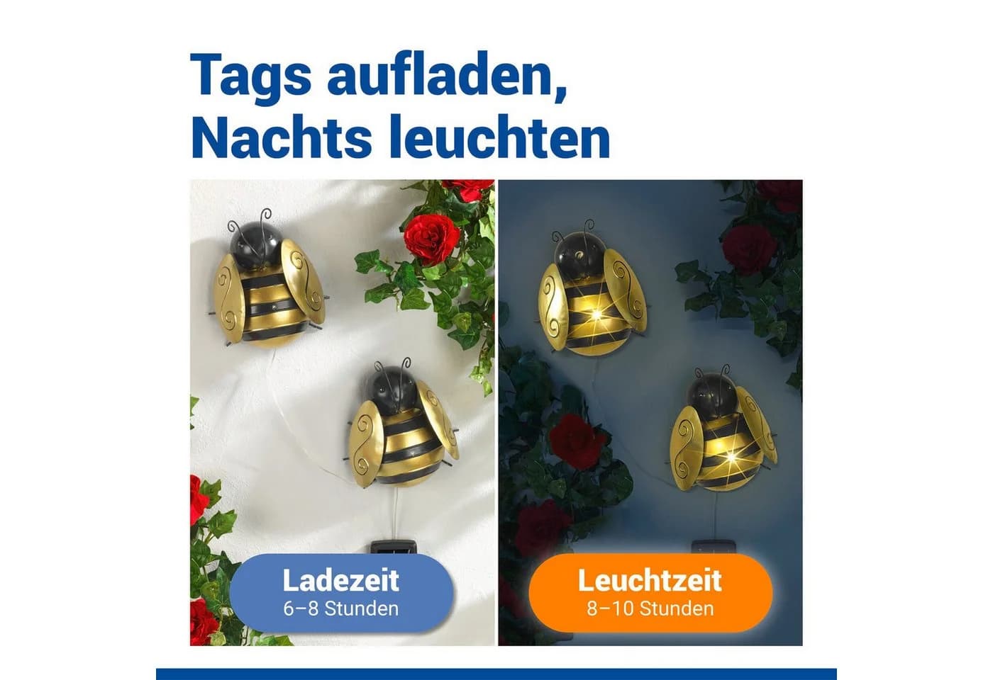 LED Gartenleuchte MAXIMEX 'Modell Biene' Solar - Bild 4