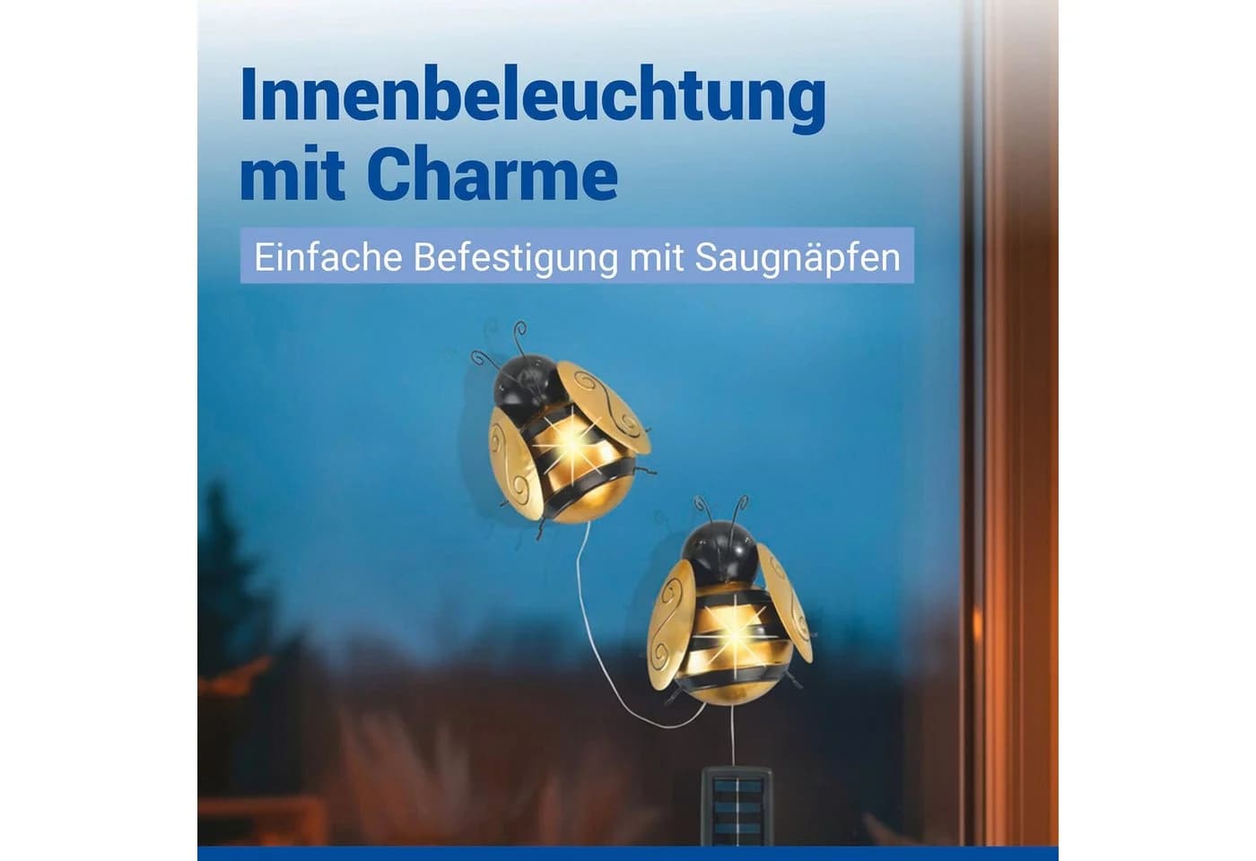 LED Gartenleuchte MAXIMEX 'Modell Biene' Solar - Bild 5
