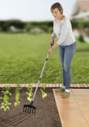 Kultivator MAXIMEX Gartenhacke und Kultivator 2in1 schwarz mit Teleskopstiel Bild 1