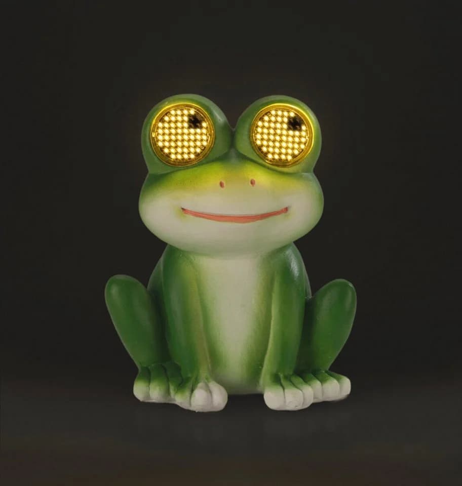 Maximex LED Dekofigur Frosch Solar Gartenfigur Blinky Eyes - Bild 3