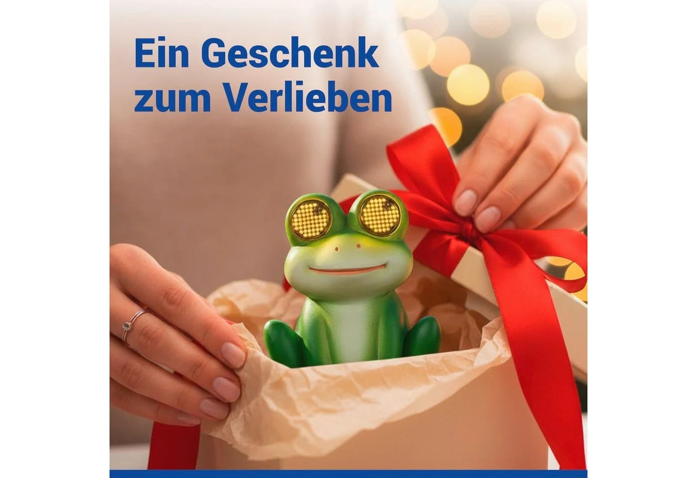 Maximex LED Dekofigur Frosch Solar Gartenfigur Blinky Eyes - Bild 4